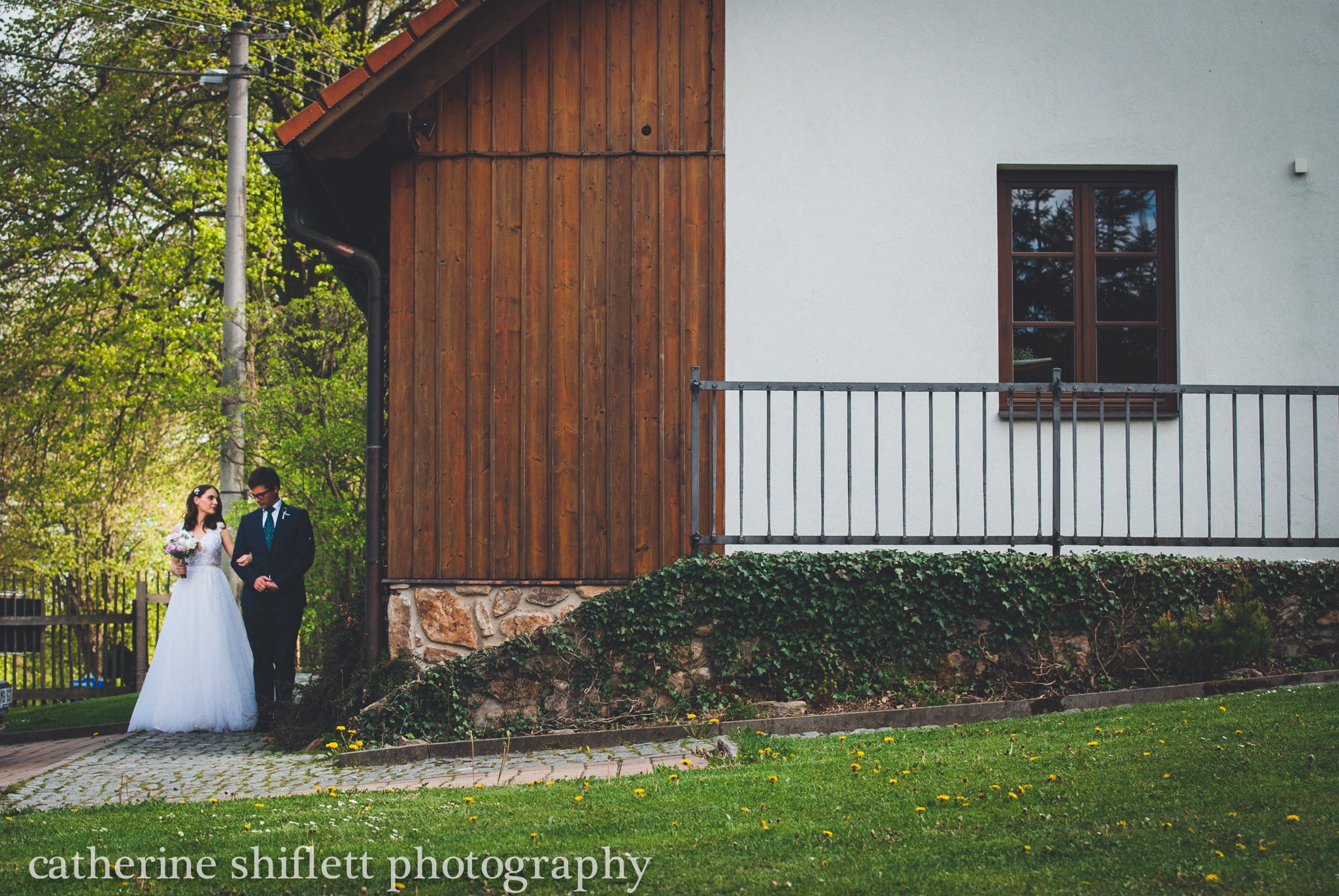 Catherine Shiflett Photography, Celebration, Wedding Photography, ceremony, bride and her brother getting ready to walk down the aisle, Nikon D800