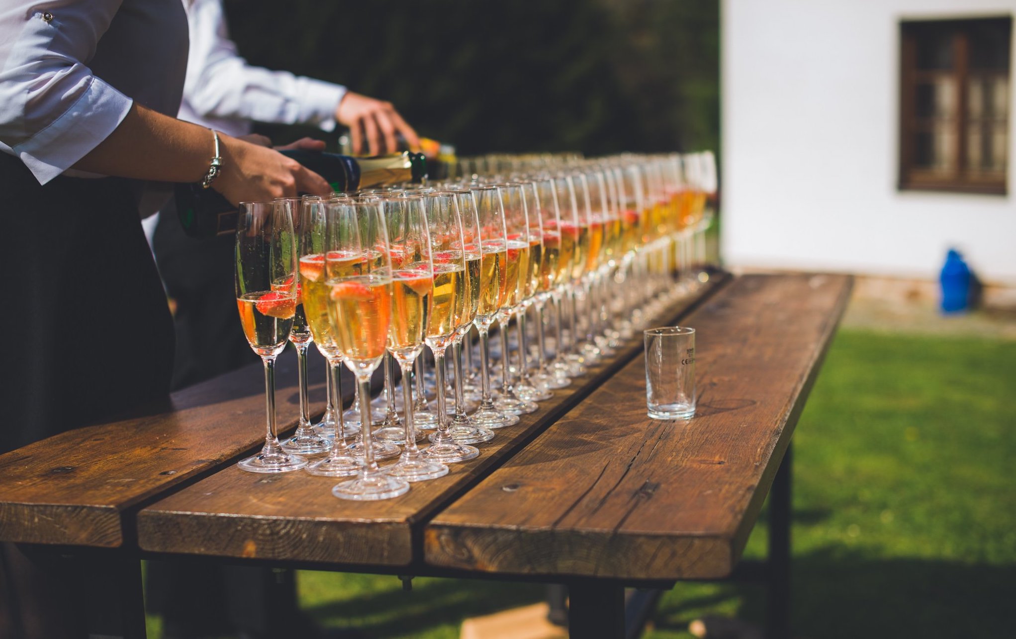 Catherine Shiflett Photography, Wedding Photography, Event Details, Champagne Toast, shot on Nikon D800